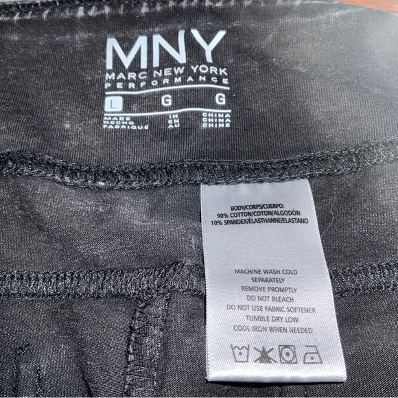 Marc New York Performance Black leggings - Picture 2 of 9